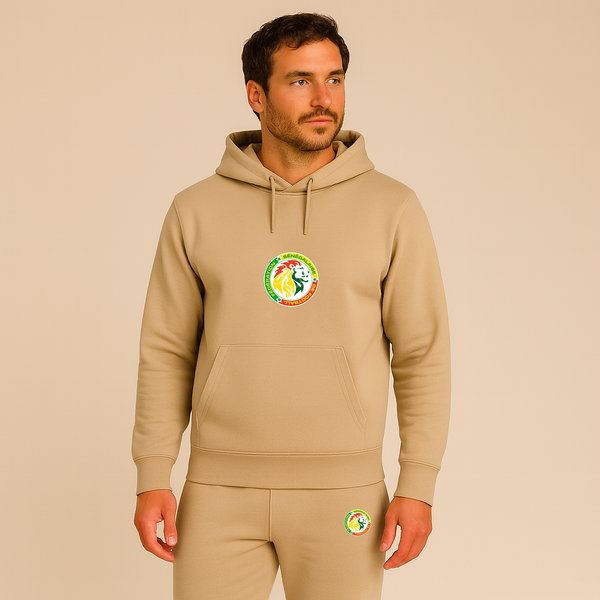 Men's Senegal National Soccer Team Hoodie Joggers Set