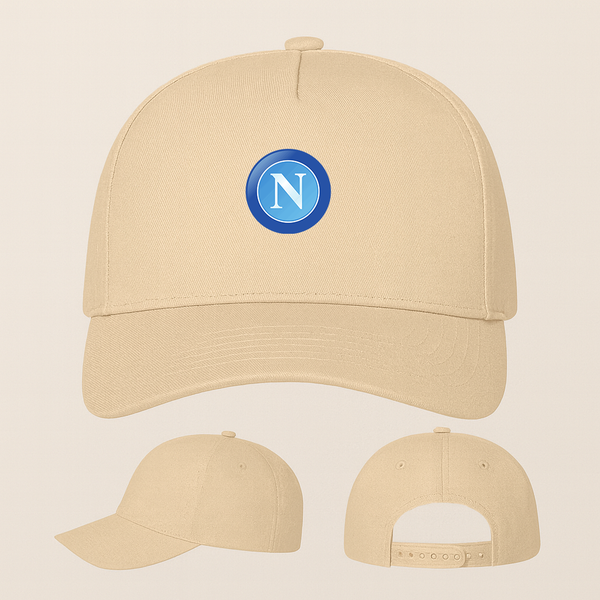 Napoli FC Five Panel Twill Snapback Cap