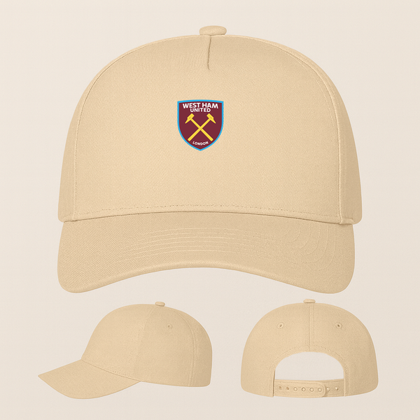West Ham United FC Five Panel Twill Snapback Cap