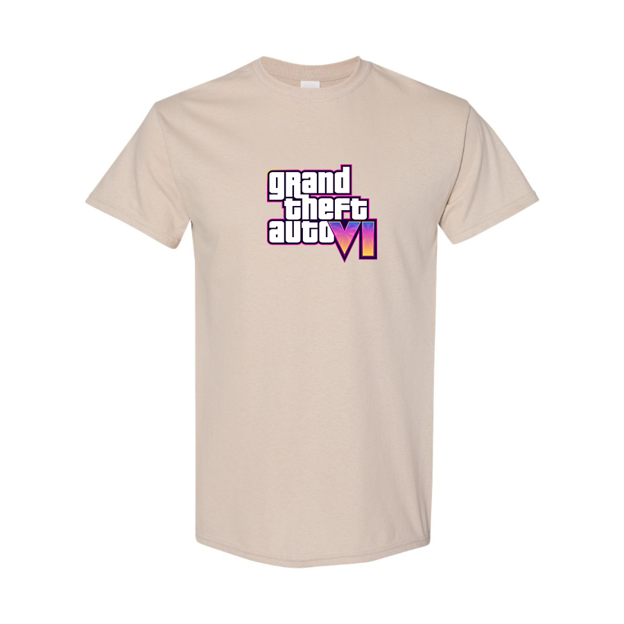 Youth Kids GTA 6 Grand Theft Auto VI Cotton T-Shirt Game