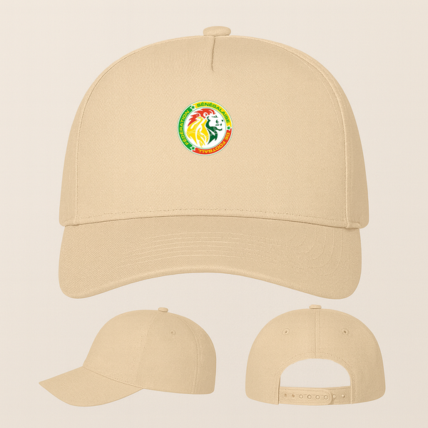 Senegal National Soccer Team Five Panel Twill Snapback Cap