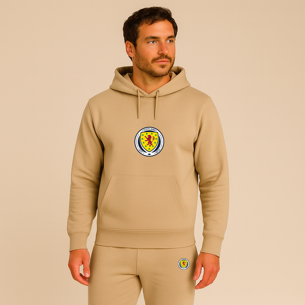 Men's Scotland National Soccer Team Hoodie Joggers Set