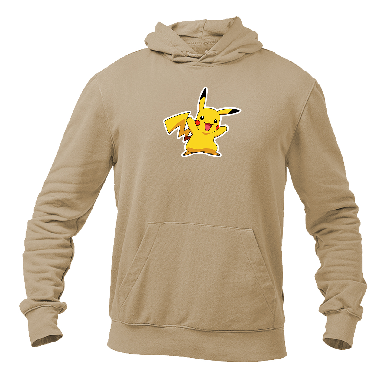 Men's Pikachu Cartoon Pullover Hoodie