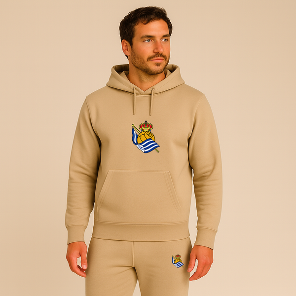 Men's Real Sociedad FC Hoodie Joggers Set