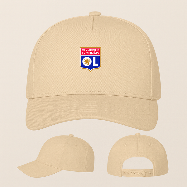 Olympique Lyonnais FC Five Panel Twill Snapback Cap