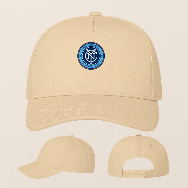 New York City FC   Five Panel Twill Snapback Cap