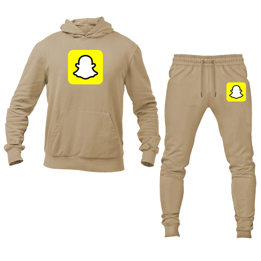 Men's Snapchat Social Hoodie Joggers Set