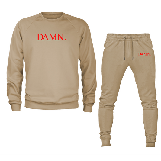 Men's Damn Kendrick Lamar TDE Rap Album Music Crewneck Sweatshirt Joggers Suit