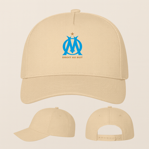 Olympique de Marseille FC Five Panel Twill Snapback Cap