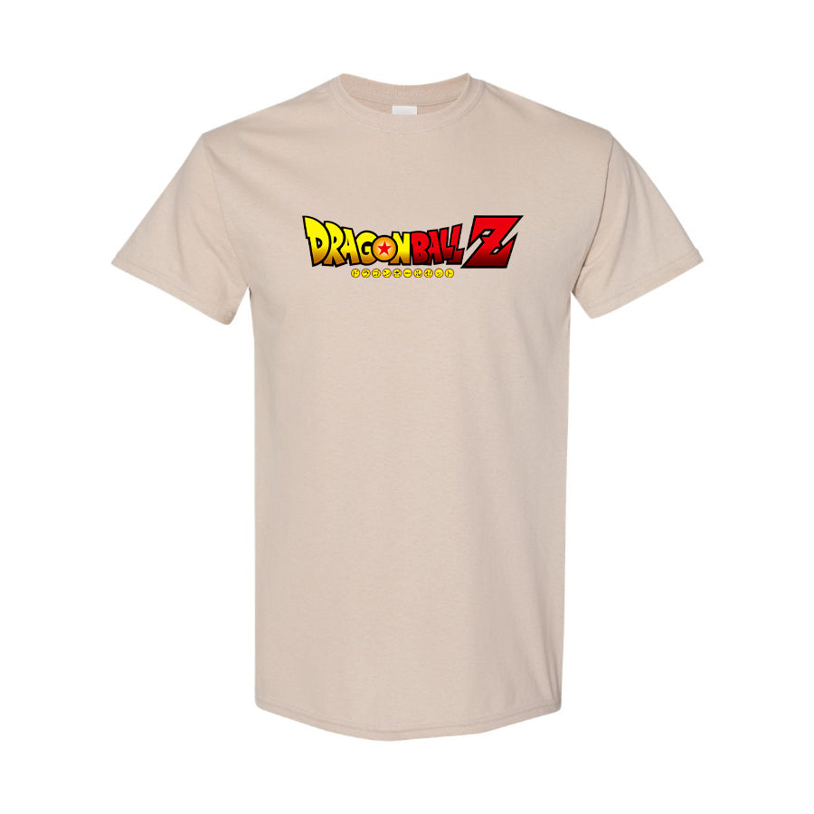 Men's Dragon Ball Z Cartoon Title Cotton T-Shirt