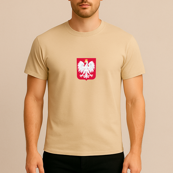 Men's Poland National Soccer Team Cotton T-Shirt