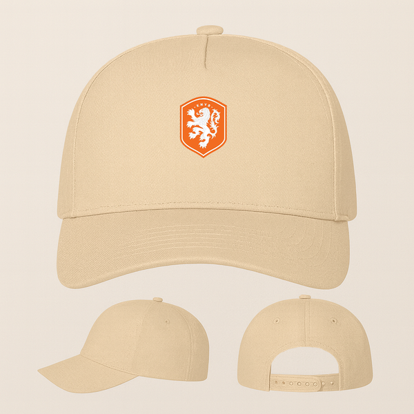 Netherlands National Soccer Team Five Panel Twill Snapback Cap