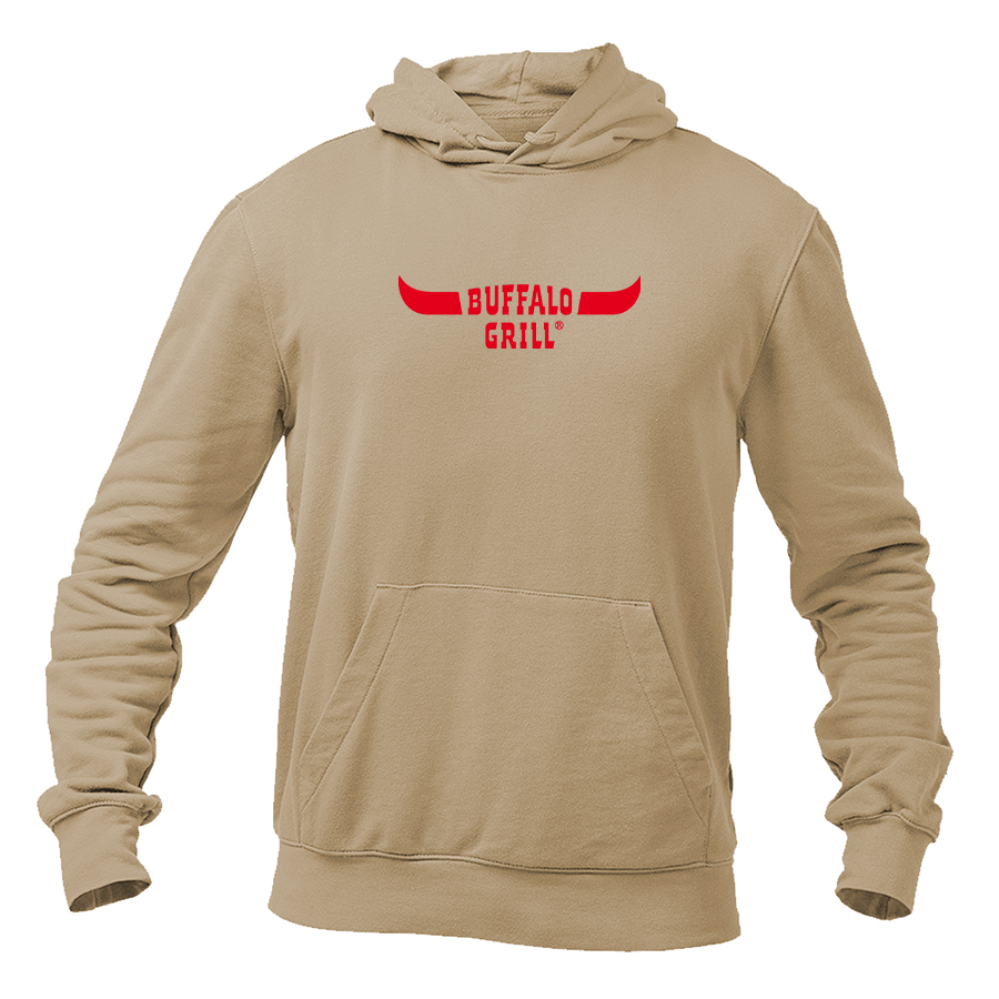 Men's Buffalo Grill Logo Pullover Hoodie