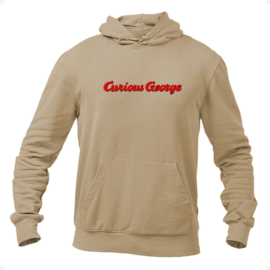 Men's Curious George Cartoon Pullover Hoodie