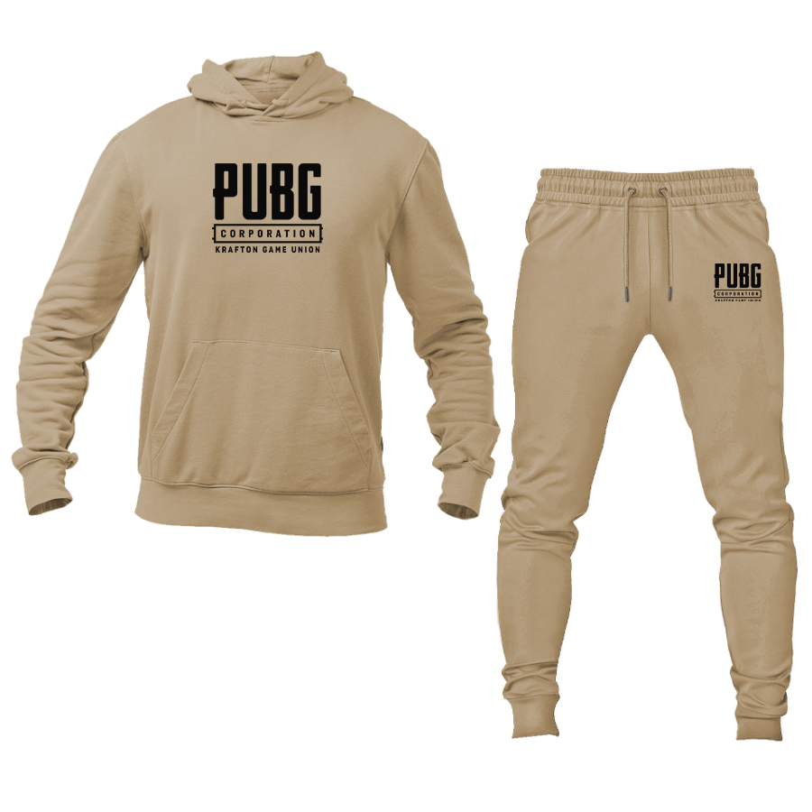 Men's PUBG Multiplayer Shooting Game Hoodie Joggers Set