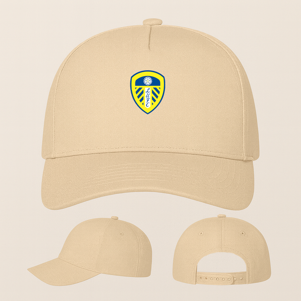Leeds United Football Club Five Panel Twill Snapback Cap