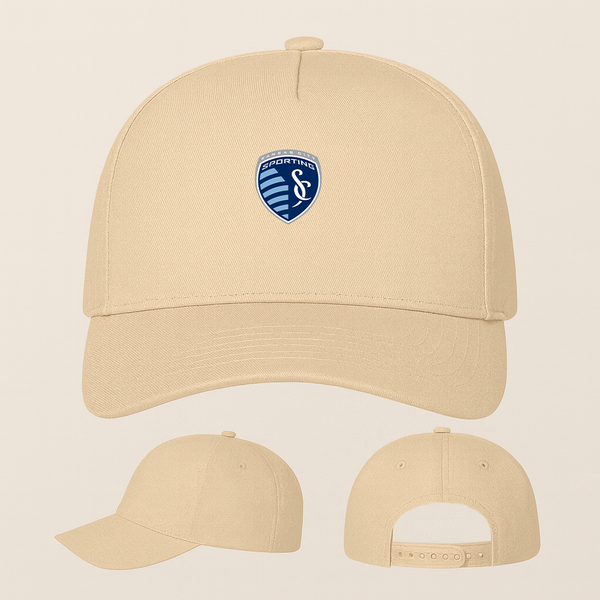 Sporting Kansas City FC  Five Panel Twill Snapback Cap