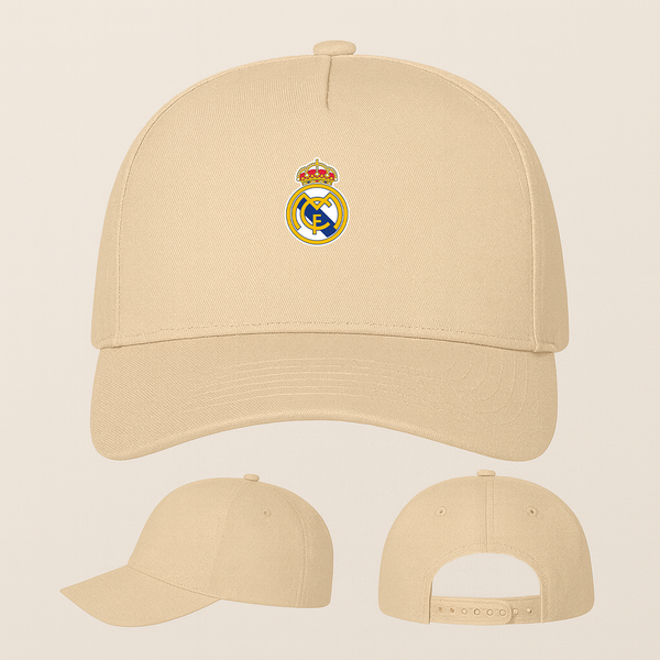 Real Madrid Soccer Five Panel Twill Snapback Cap