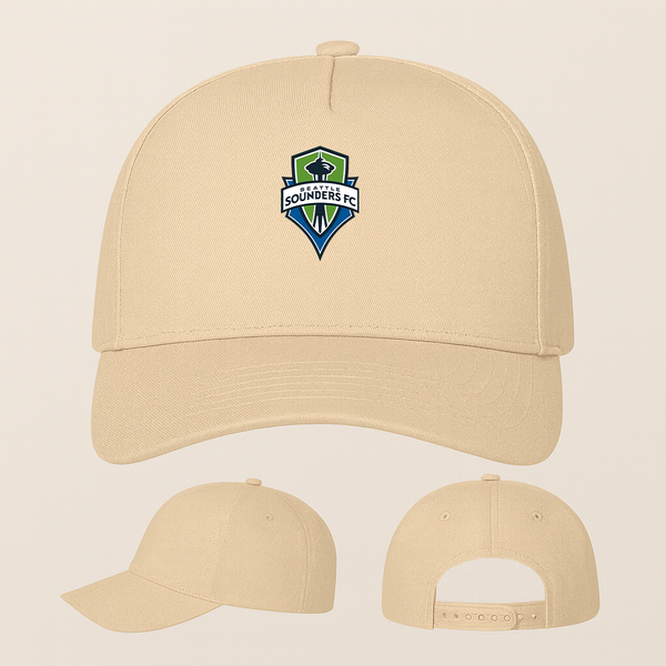 Seattle Sounders FC  Five Panel Twill Snapback Cap