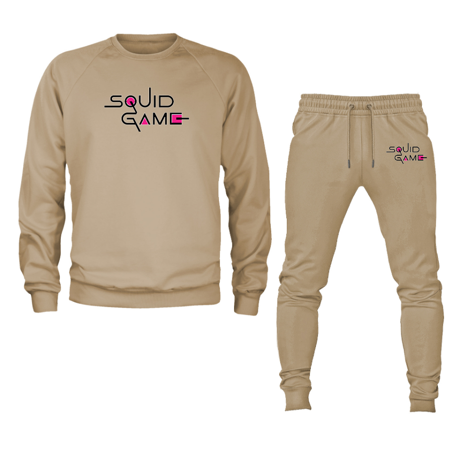 Men's Squid Game Show Crewneck Sweatshirt Joggers Suit