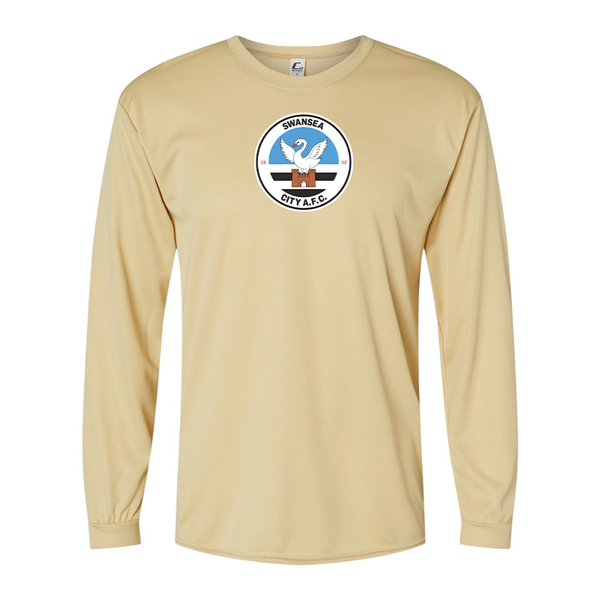 Men's Swansea City Soccer Performance Long Sleeve T-Shirt