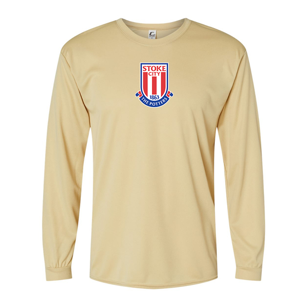 Men's Stoke City Soccer Performance Long Sleeve T-Shirt