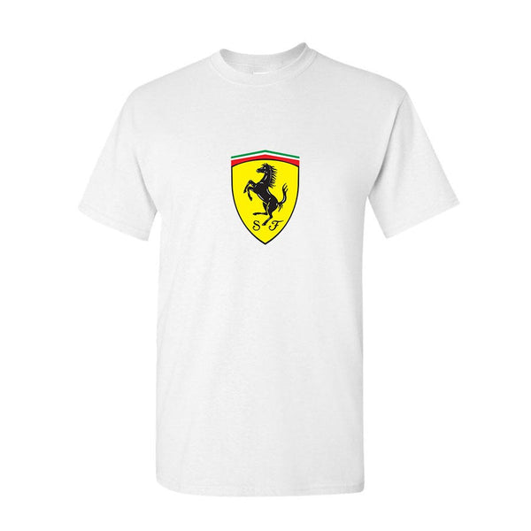 Youth Kids Ferrari Motorsport Car Cotton T-Shirt