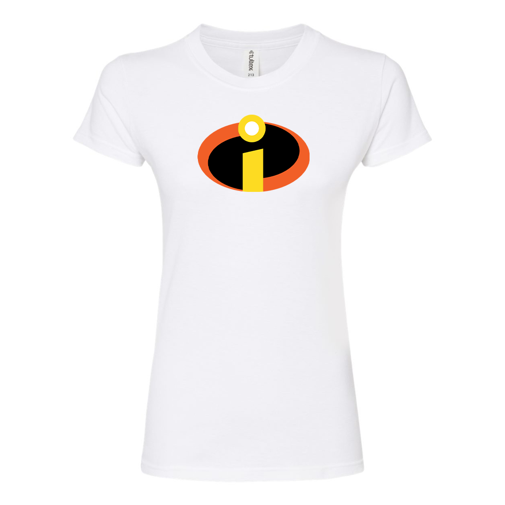 Women's The Incredibles Cartoon Round Neck T-Shirt