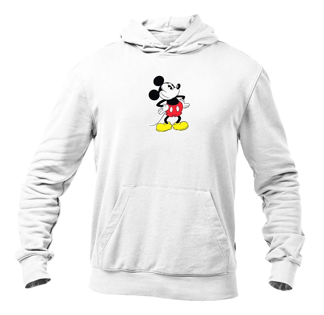 Men's Mickey Mouse Cartoon Pullover Hoodie