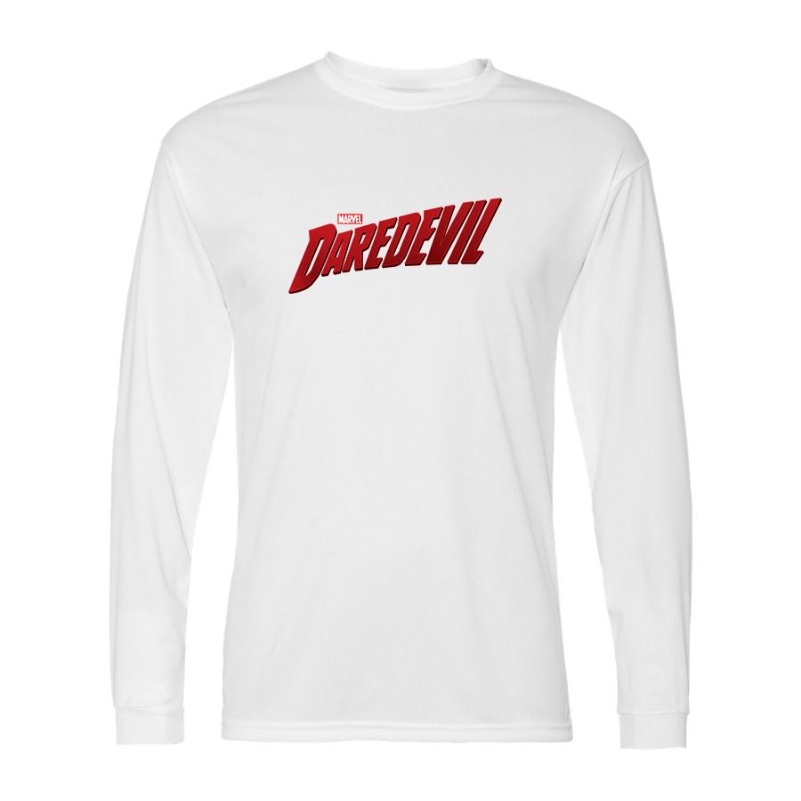 Men’s Daredevil Marvel- Polyester Long Sleeve T-Shirt
