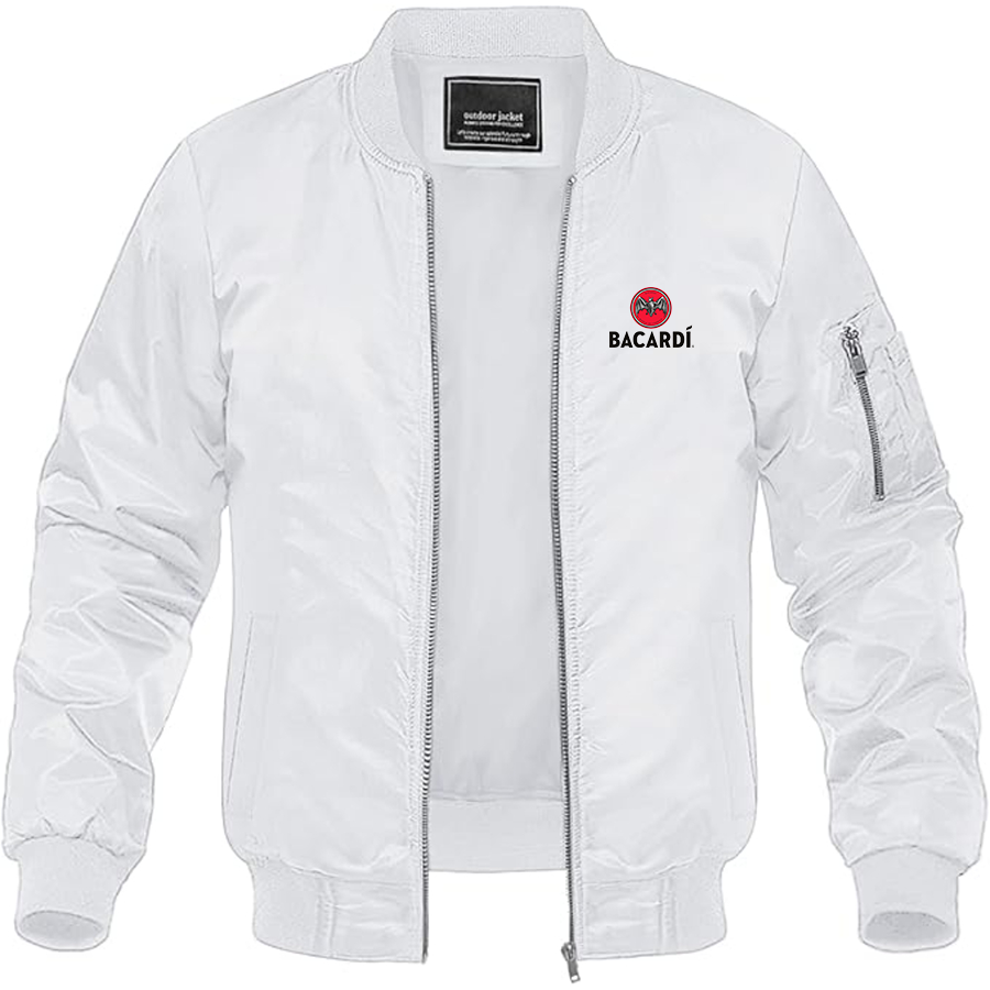 Men's Bacardi Logo Lightweight Bomber Jacket