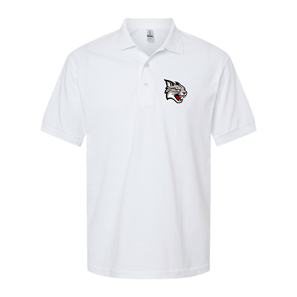 Men's Davidson Wildcats Dry Blend Jersey Polo - White