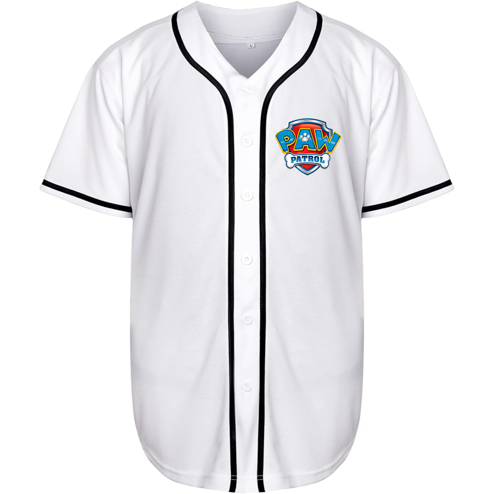 Men's Paw Patrol Cartoon Baseball Jersey