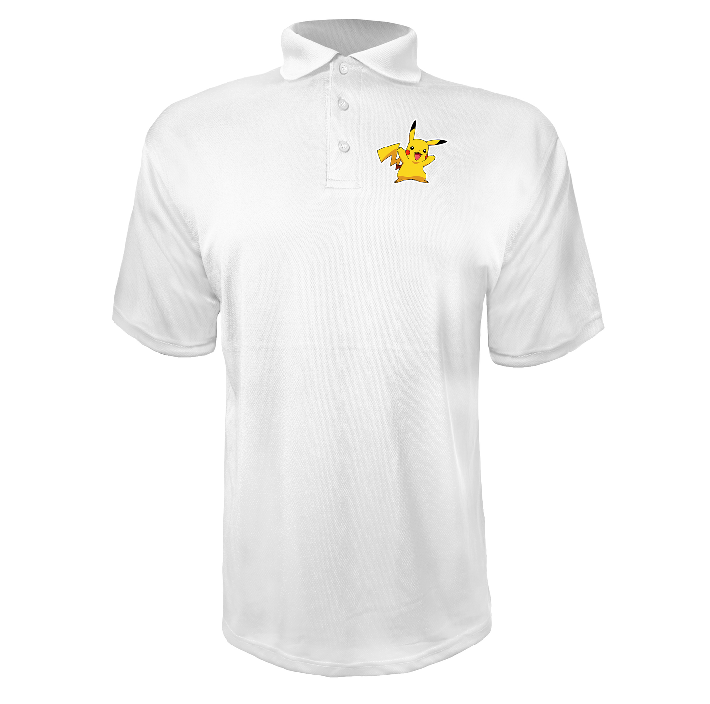 Men's Pikachu Cartoon Polyester Polo