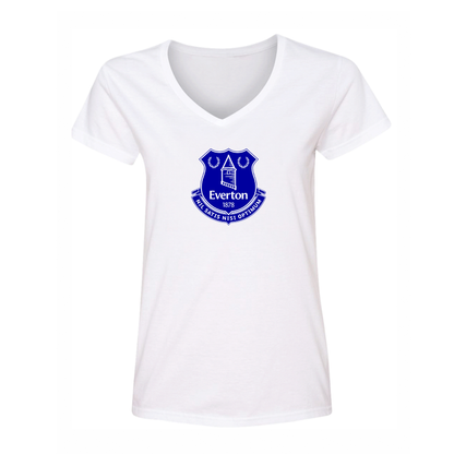 Women's Everton FC  V-Neck T-Shirt