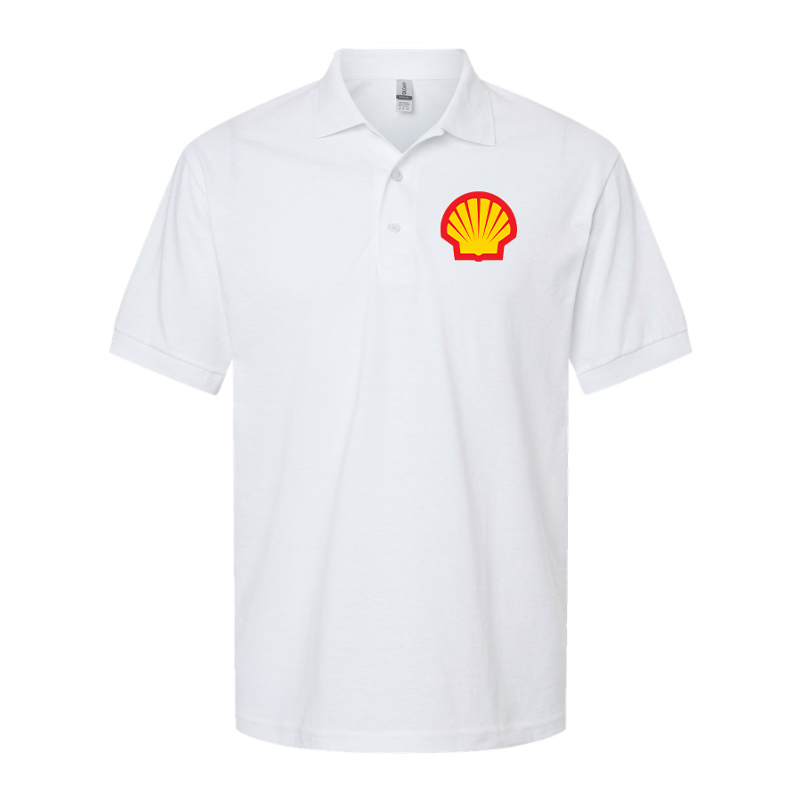 Men's Shell Gas Station Dry Blend Polo