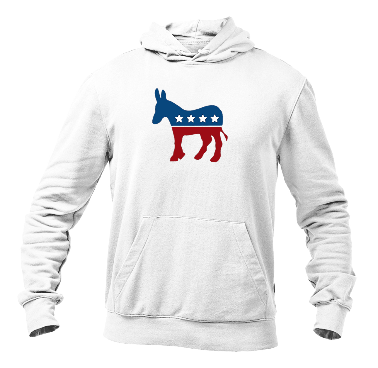 Men's  Democrat Election Symbol Pullover Hoodie