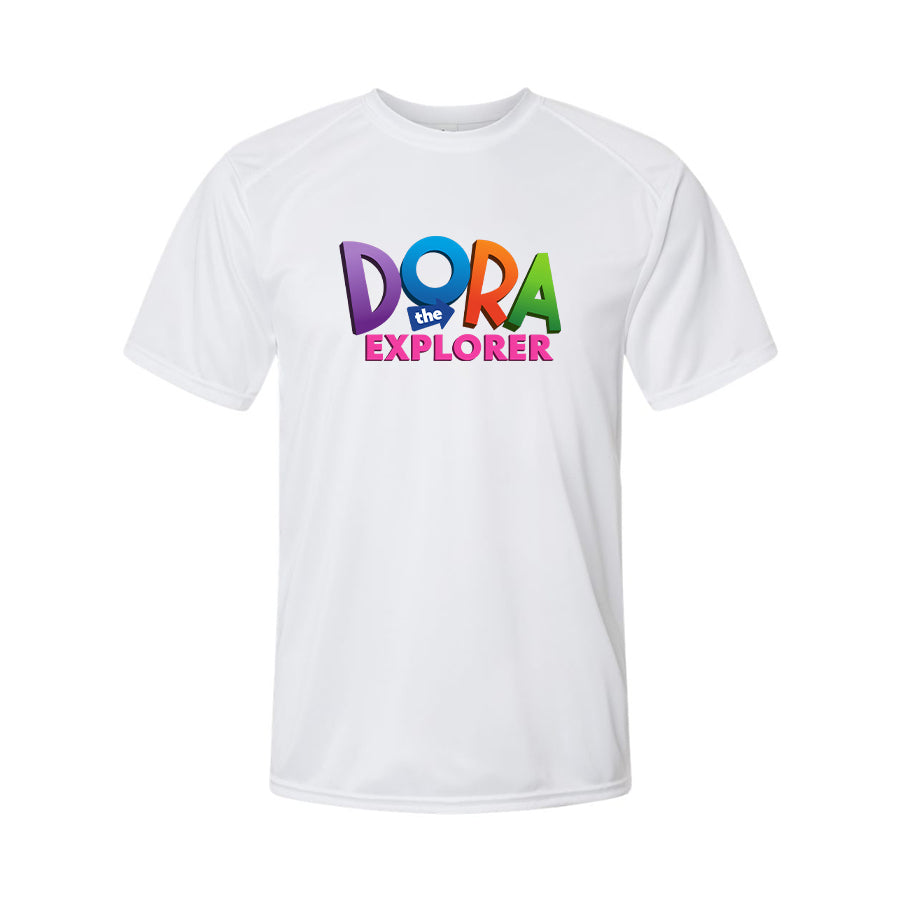 Men's Dora The Explorer Cartoon Performance T-Shirt