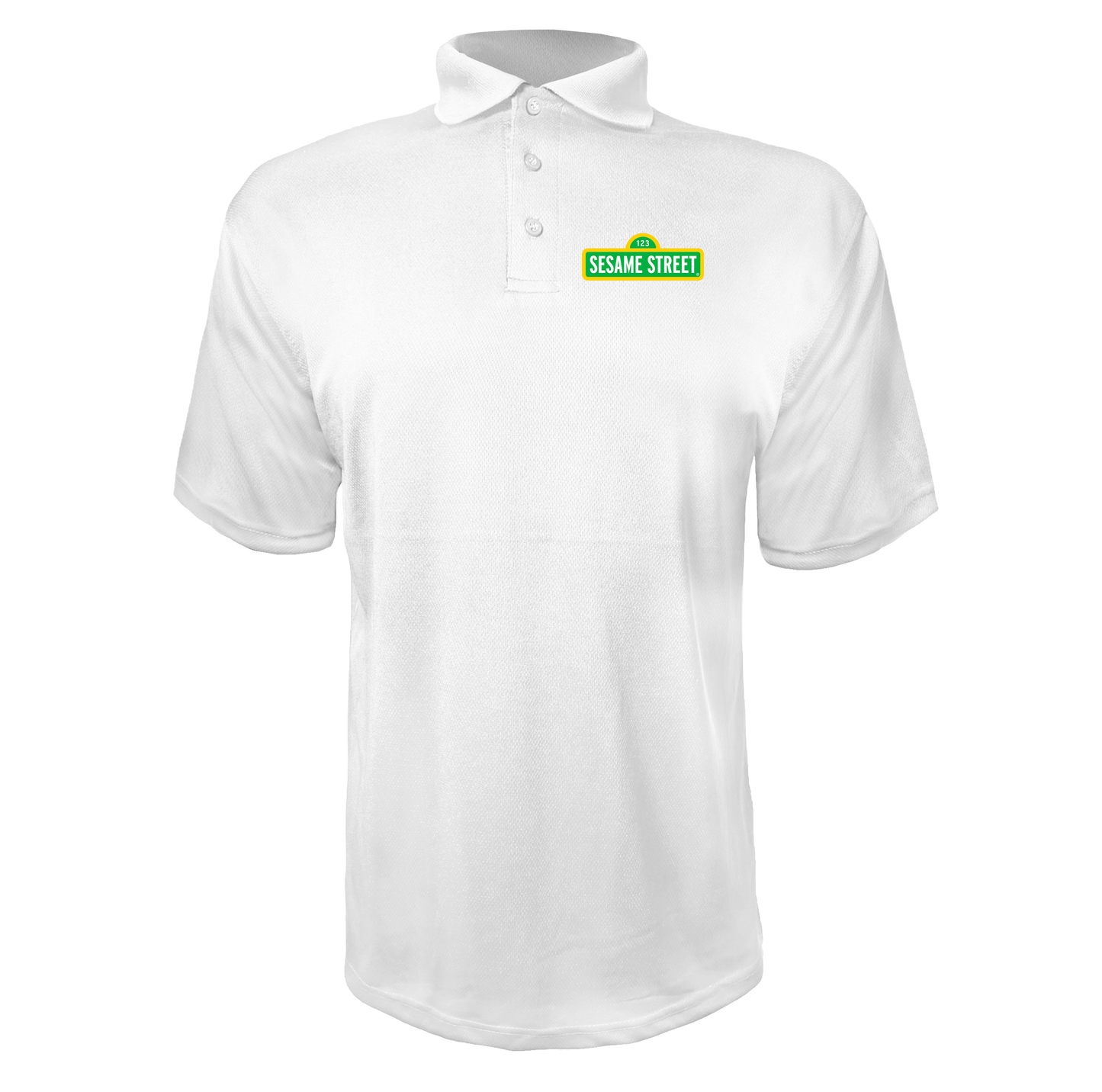 Men's Sesame Street Show Polyester Polo