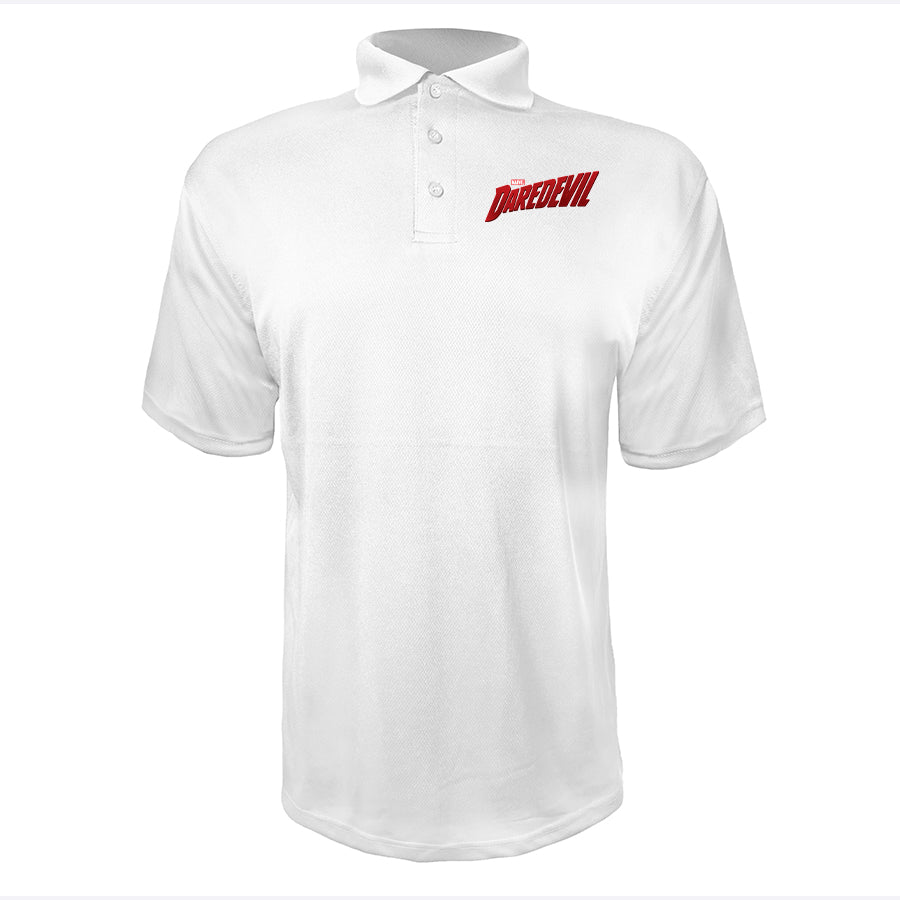 Men's Daredevil Marvel Superhero Polyester Polo