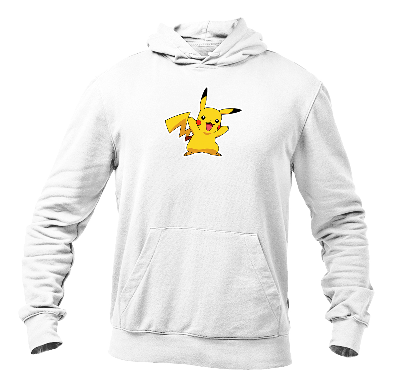 Men's Pikachu Cartoon Pullover Hoodie