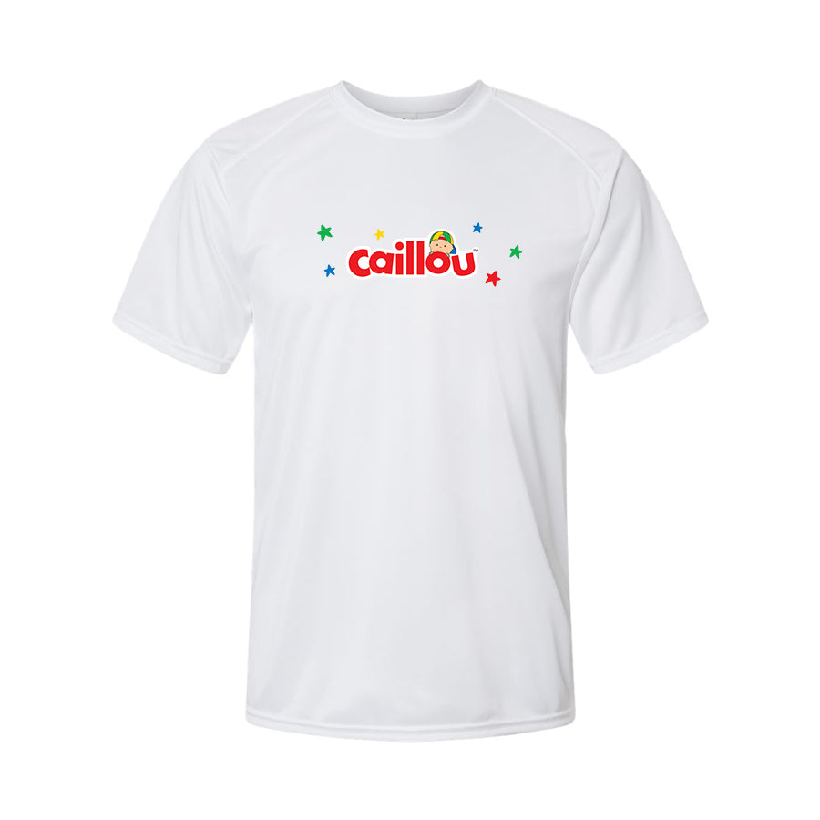 Youth Kids Caillou Cartoons Performance T-Shirt