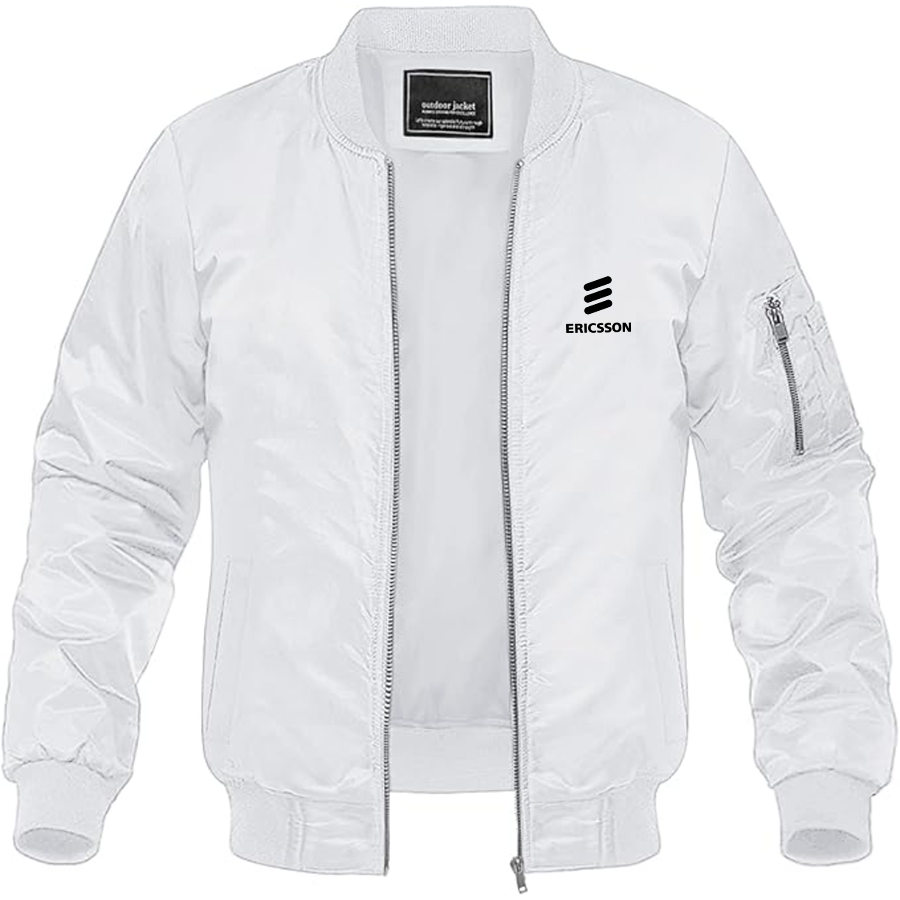 Men's Ericsson Logo Lightweight Bomber Jacket