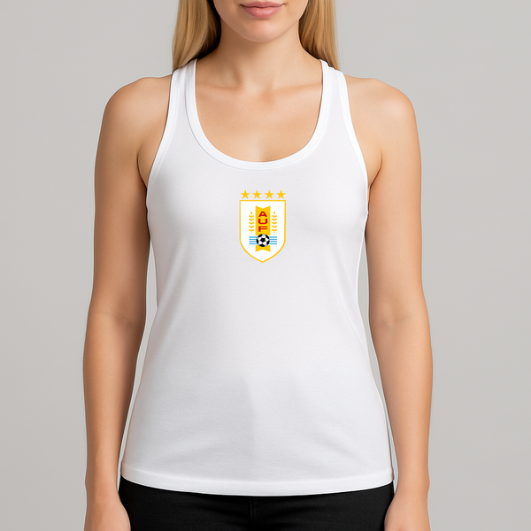 Women's Uruguay National Soccer Team Racerback Tank Top