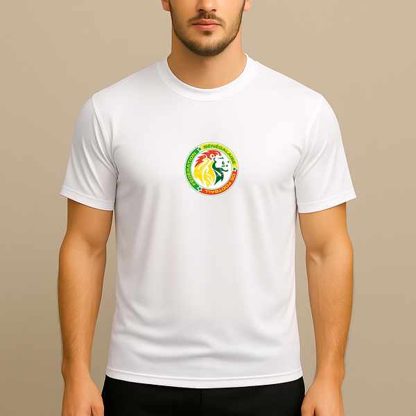 Men's Senegal National Soccer Team Polyester T-Shirt