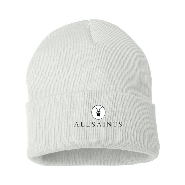 AllSaints Logo Beanie Hat