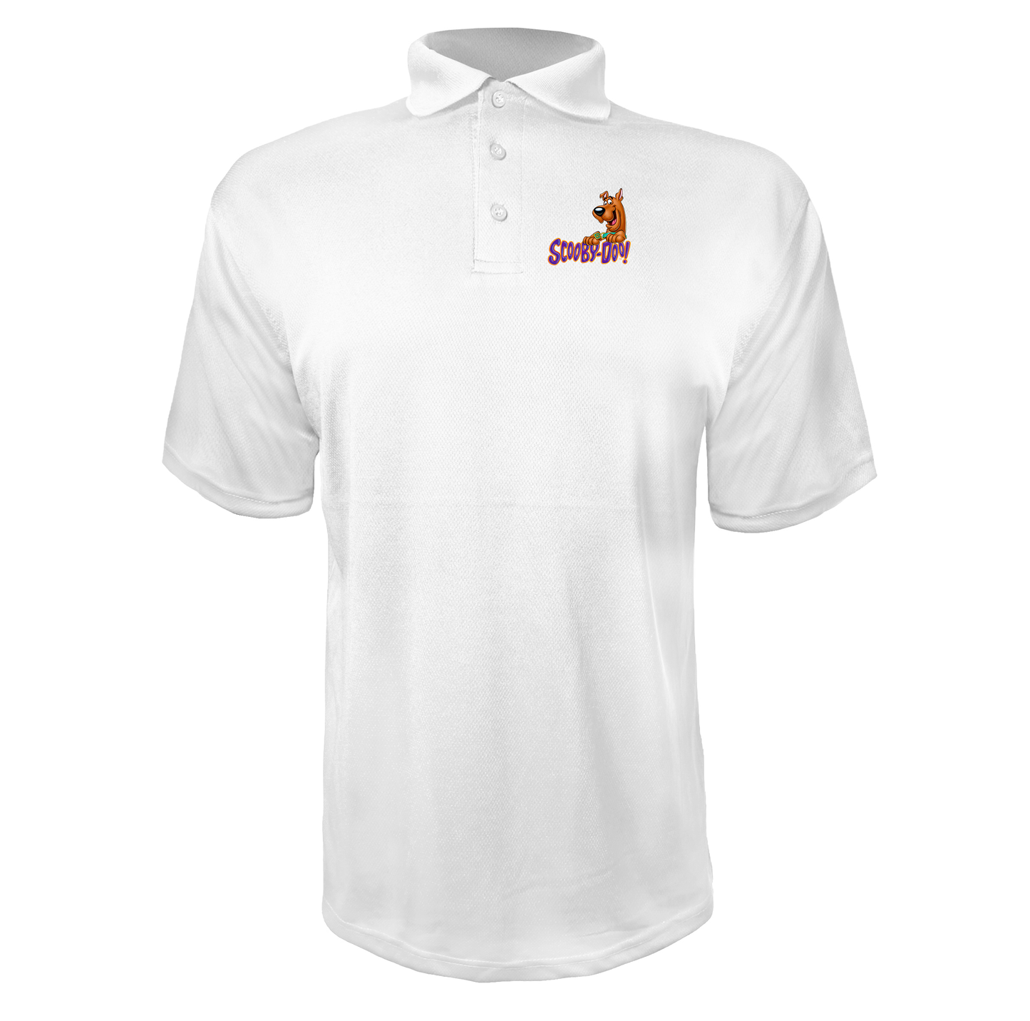 Men's Scooby Doo Cartoon Polyester Polo