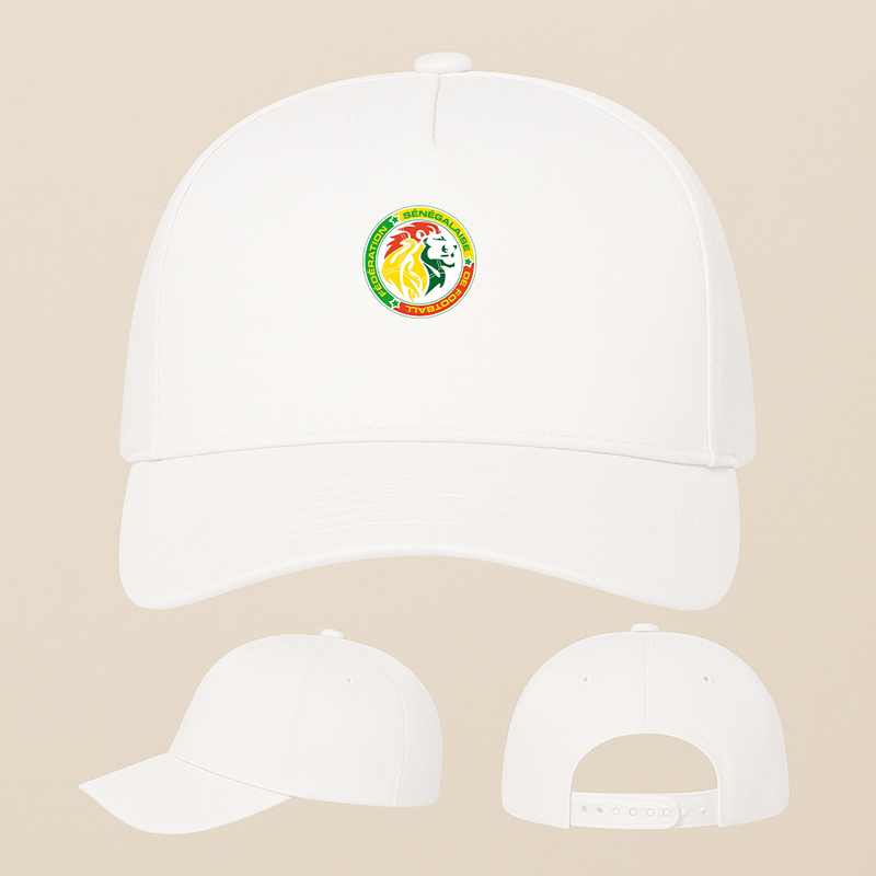 Senegal National Soccer Team Five Panel Twill Snapback Cap