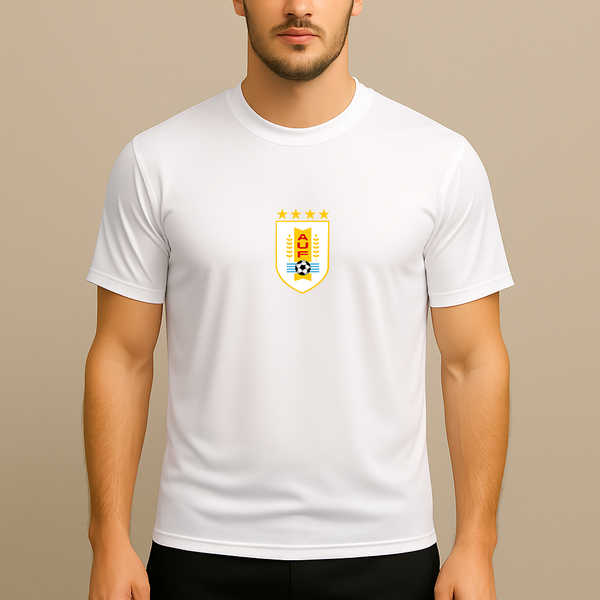 Men's Uruguay National Soccer Team Polyester T-Shirt