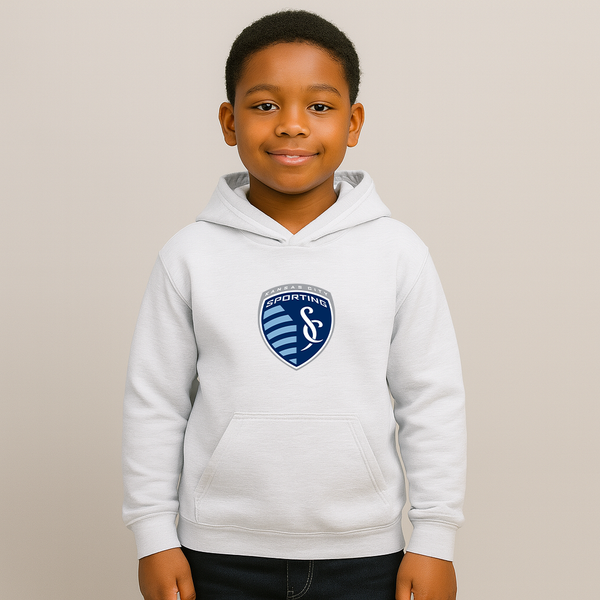 Youth Kids Sporting Kansas City FC Pullover Hoodie
